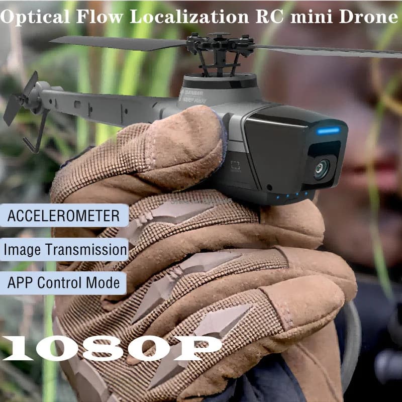 Posizionamento del flusso ottico fotografia aerea elicottero RC 1080P rilevamento della gravità App di trasmissione dell'immagine elicottero telecomandato