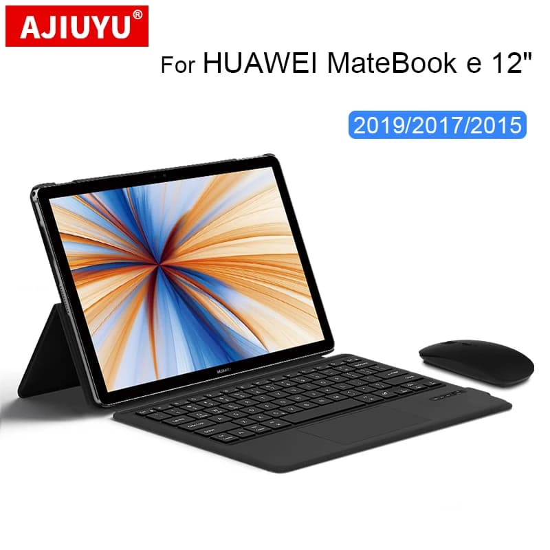 Custodia per Huawei MateBook E 12 "2019 2017 2015 matebook e Tablet tastiera Bluetooth Touch Pad custodie protettive TPU Shell