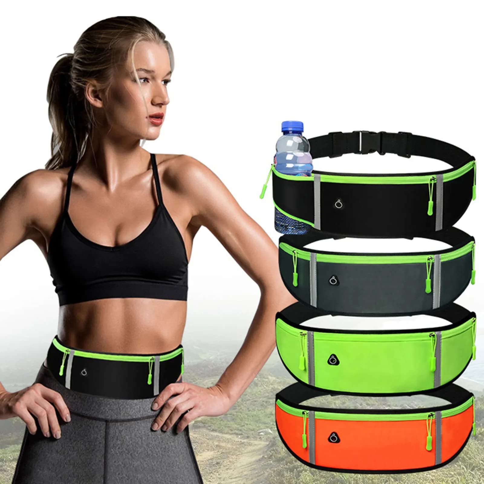 Waterproof Waist Bag for Telephone, Running Bag, Casual Waist for Daily Hiking and Leisure Activities