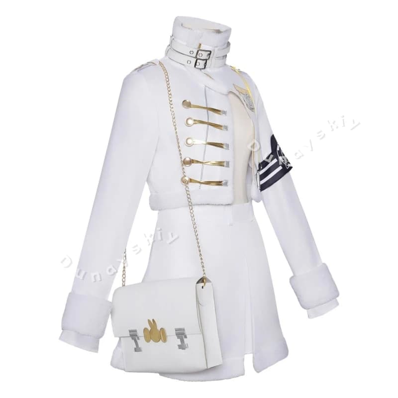 Costume da Cosplay Victory Girl Blanc Lucky Express, Set Completo per Donna, Abbigliamento per Feste di Halloween, Collezione Dea