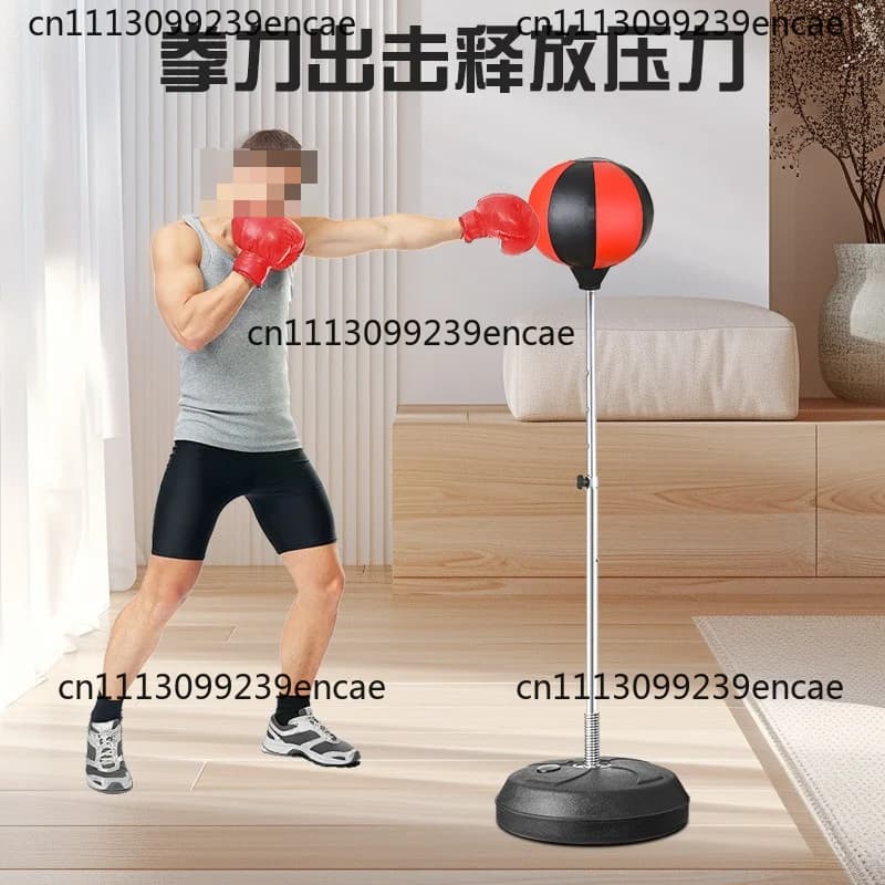 Home fitness adult standing base inflatable boxing punching bag training reaction target stress relief speed ball