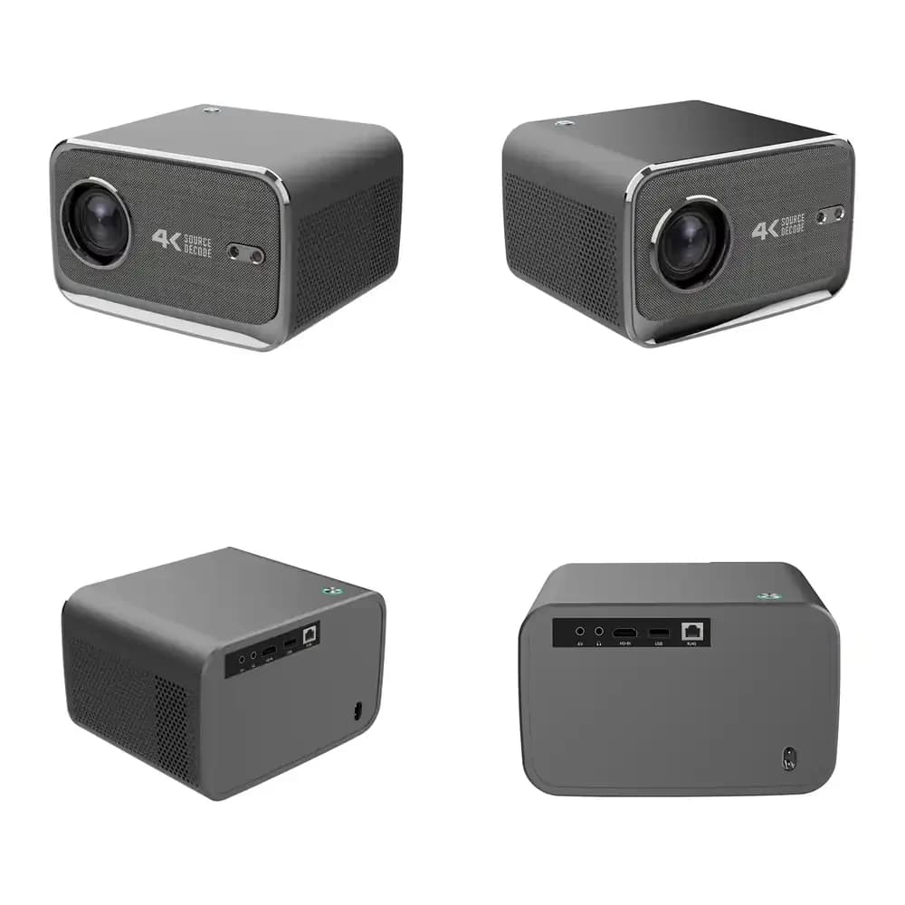 Mini Proiettore Portatile con CPU Quad Core ARM Cortex-A53, Rapporto 16:9 e Rapporto di Proiezione 1.27:1