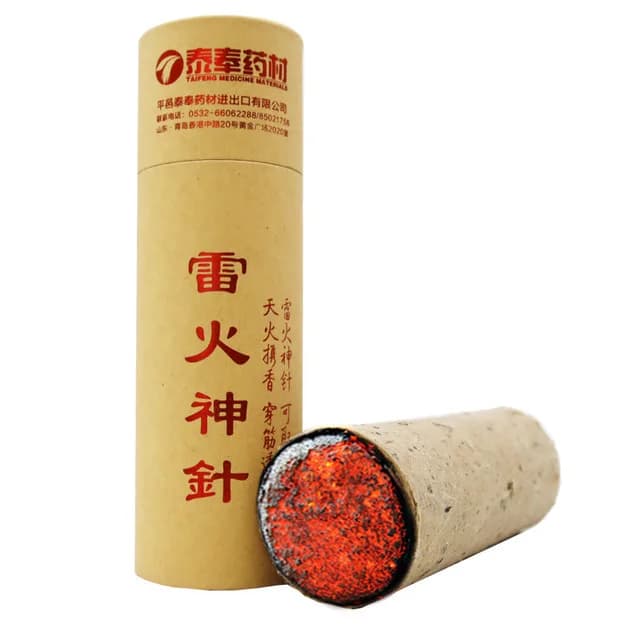 2 pezzi Big Thunder Fire Moxa Stick Rolls Moxibustione con medicina tradizionale cinese a base di erbe Moxa Therapy Massage