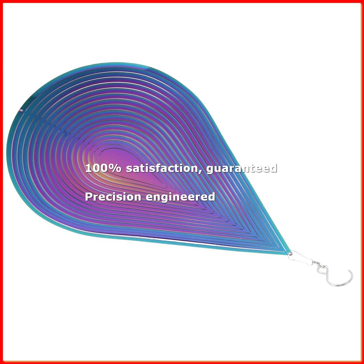 Wind Chimes Hanging Decorations Pendants Rotating Windchimes Outdoor Garden Home Decor Metal Drip Wind Spinner-A79M