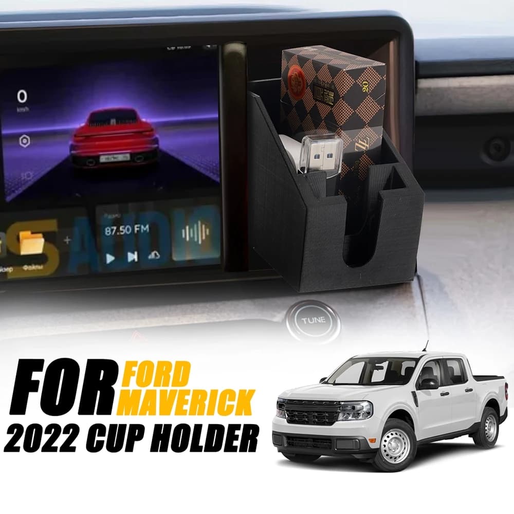 Rack di stoccaggio per portabicchieri portatile per auto Ford Maverick 2022