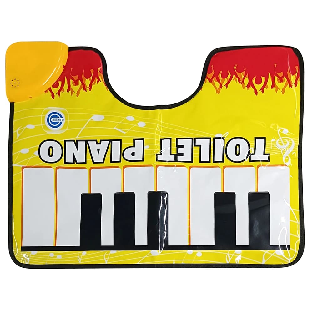 Novelty Potty Piano Sounding Carpet Potty Piano Singing Rug Potty Piano Sounding Bathroom Rug for Home Bathroom