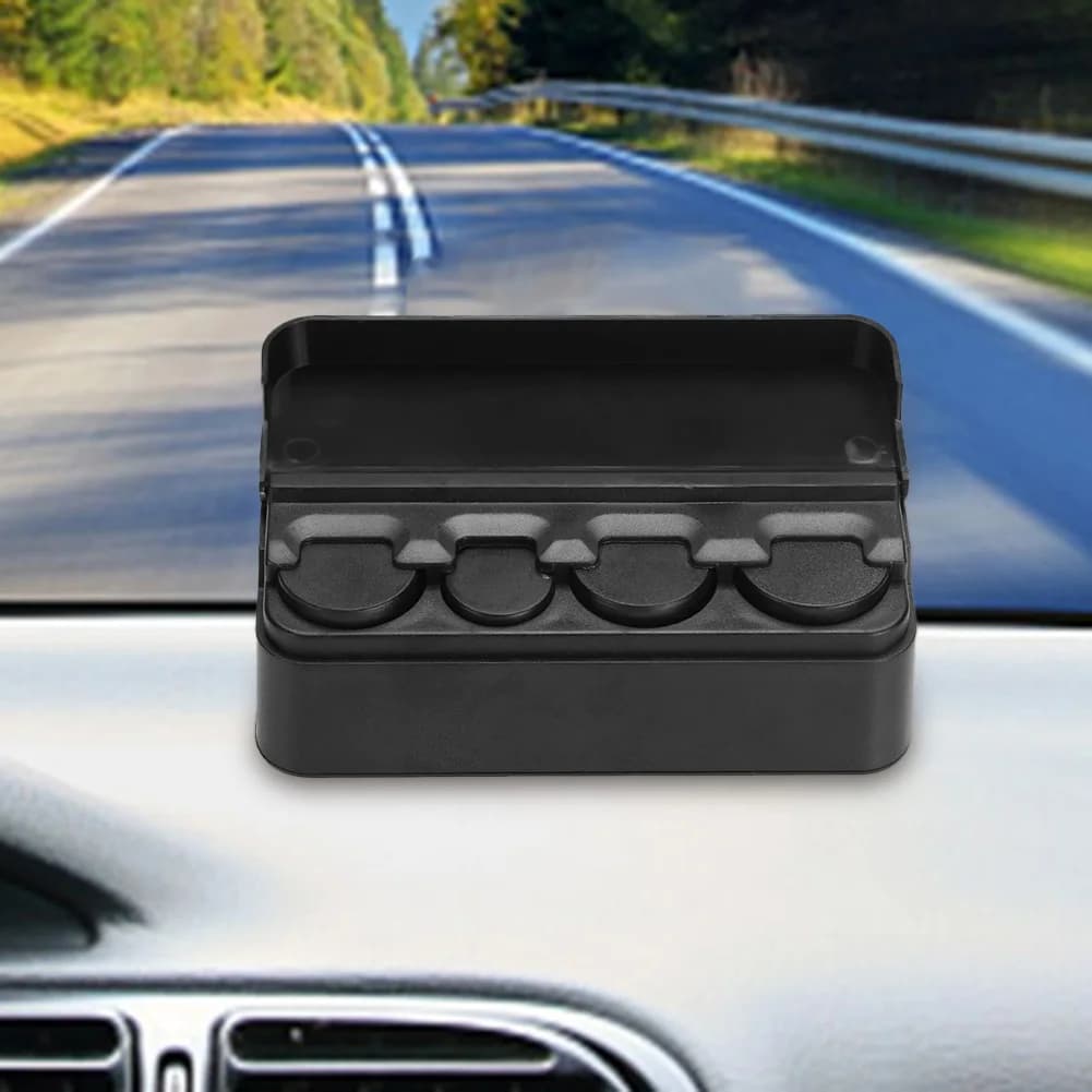 Contenitore Organizzatore Nero per Interni Auto, Scatola Portaoggetti per Auto