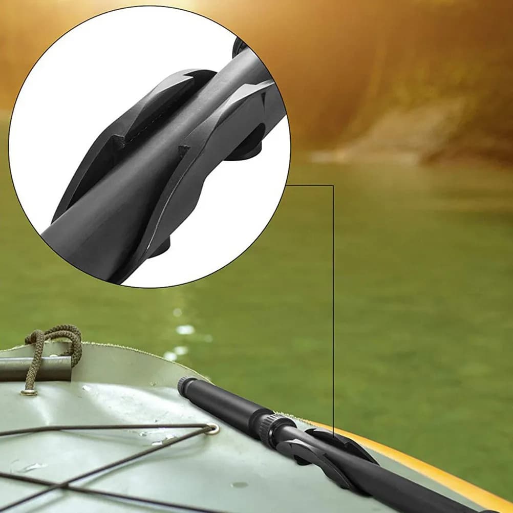 Set di 1 clip robusta per il fissaggio della pagaia al ponte del kayak con vite, morsetto universale per pagaia, accessori per kayak
