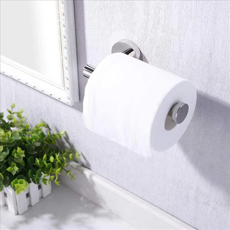 【Vendita in 24 ore】 Porta carta igienica 8X in acciaio inossidabile SUS 304, porta fazzoletti rotondi, dispenser per rotoli di carta