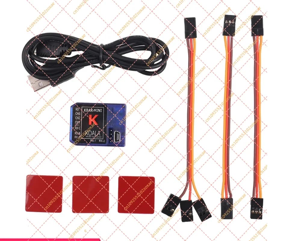 K-BAR K8 V2 Giroscopio a 3 assi, sistema di controllo di volo senza barra per elicottero RC