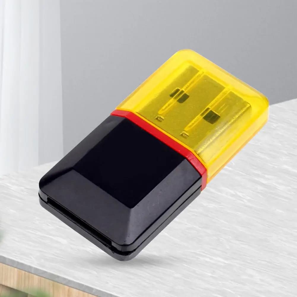 Adattatore per lettore di schede di memoria USB 2.0 ad alta velocità leggero durevole lettore di schede TF compatto di pregevole fattura per dormitorio