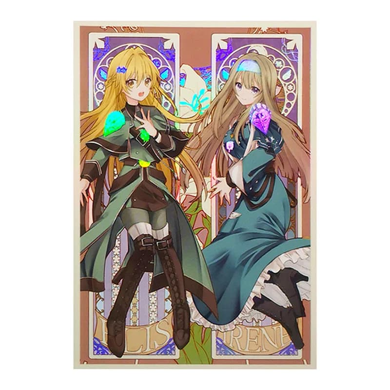 60 pezzi/set Yu-Gi-OH! Exorsister Jibrine Flash Card Sleeve Anime Game Collection Card Custodia protettiva Giocattolo regalo 63x90mm