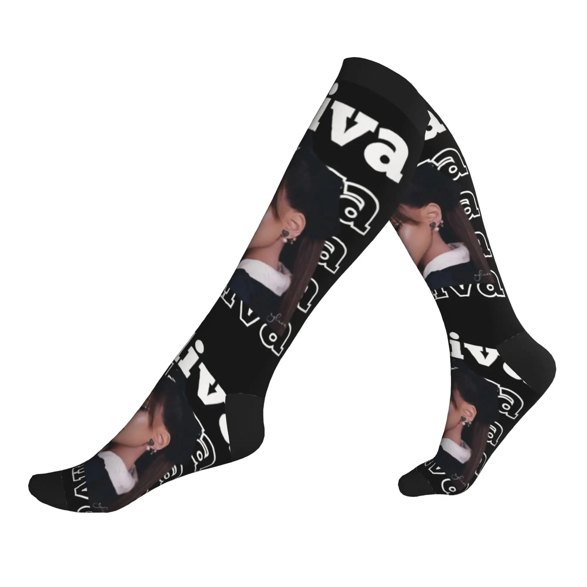 Kawaii Mens Ayliva In Liebe Tour Dress Socks Unisex Comfortable Warm 3D Printed Sports Compression Socks