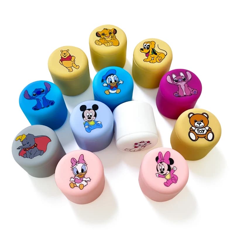 1 pz scatola per denti da latte in silicone denti ricordo ricciolo ombelicale capelli raccogli scatole regalo per baby shower