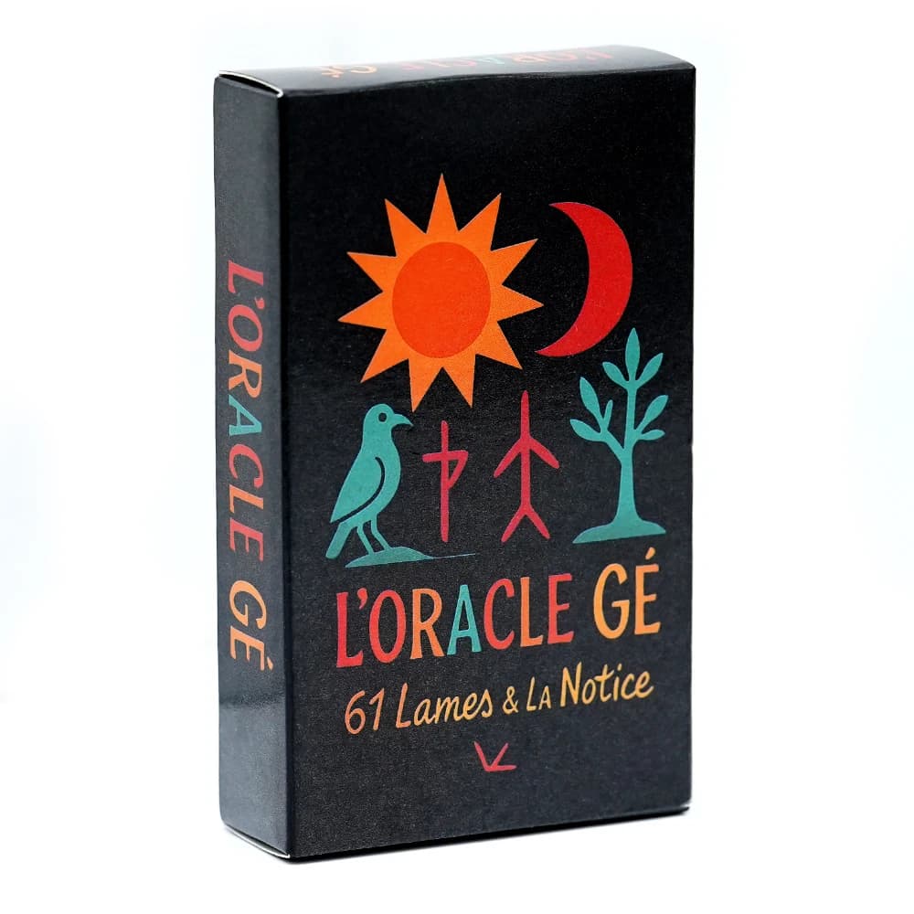 L'Oracle Ge - 61 lames & la notice Cartes de tarot francesi Oracle divin Ce jeu divinatoire au graphisme semplice e élorca co