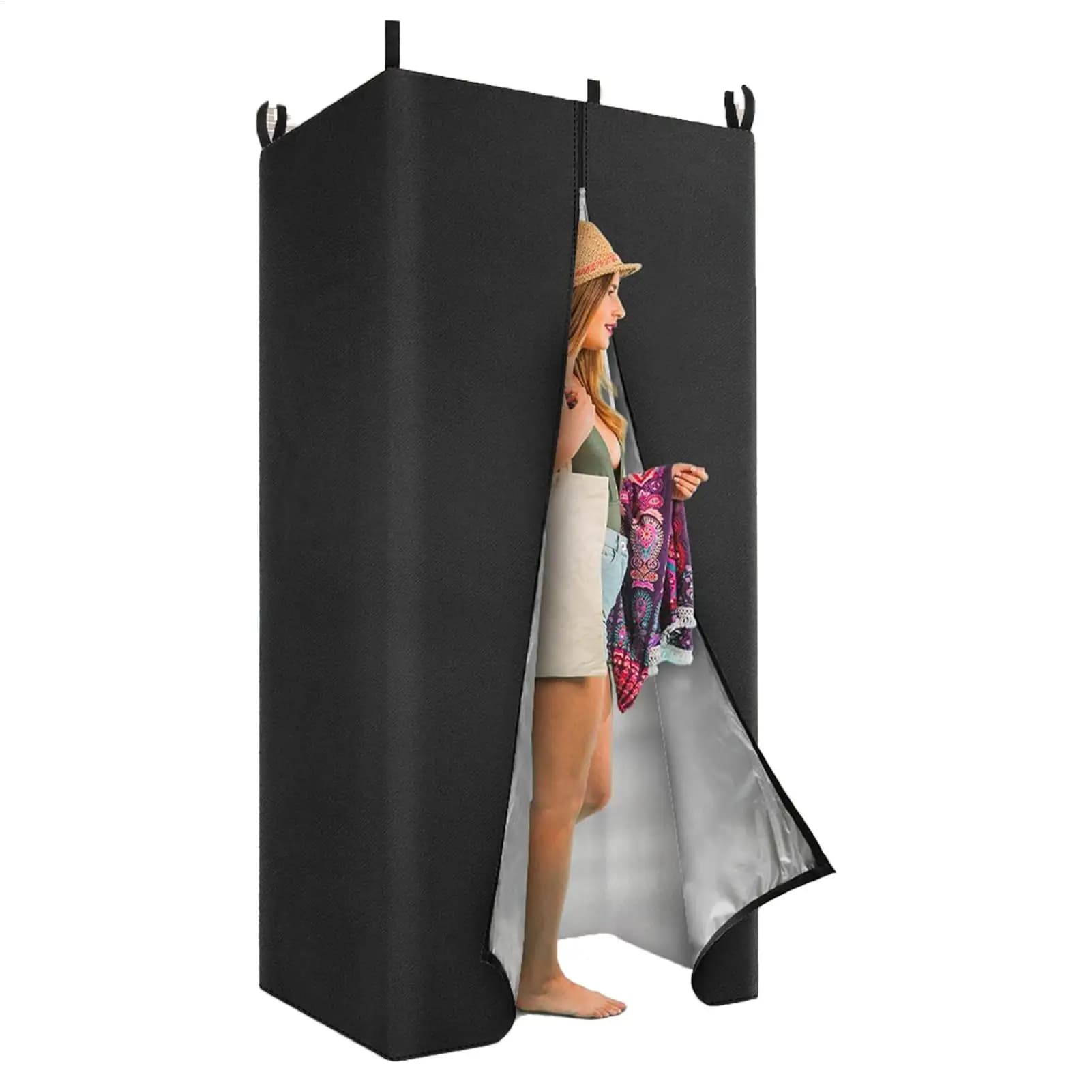 Portable Dressing Room Mobile Privacy Changing Tent Ventilated Portable Dressing Room for Beach Backyard Fishing Boat