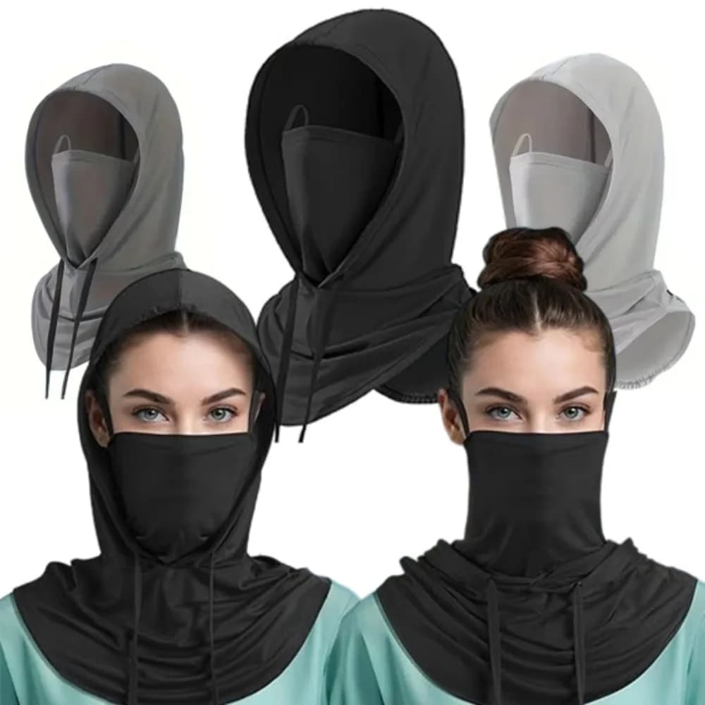 Sun UV Protection Hood Breathable Full Head Mask Face Cover for Men Women Full Head Scarf Cycling Motorcycle Fishing Hiking