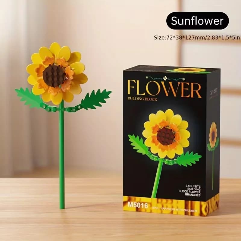 Set di fiori da costruire, kit di decorazione floreale fai-da-te, adatto per decorazioni da scrivania e accessori per la stanza – un'idea regalo perfetta