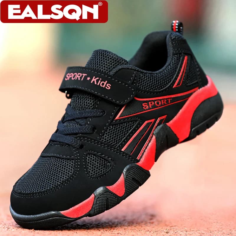 Scarpe da ginnastica per bambini Scarpe casual per ragazzi Scarpe da passeggio piatte per studenti in mesh traspirante Calzature sportive da tennis leggere antiscivolo
