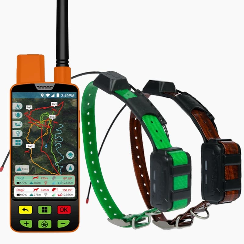 Guinzaglio e Collare per Cani con Localizzatore GPS per il Tracciamento degli Animali Domestici