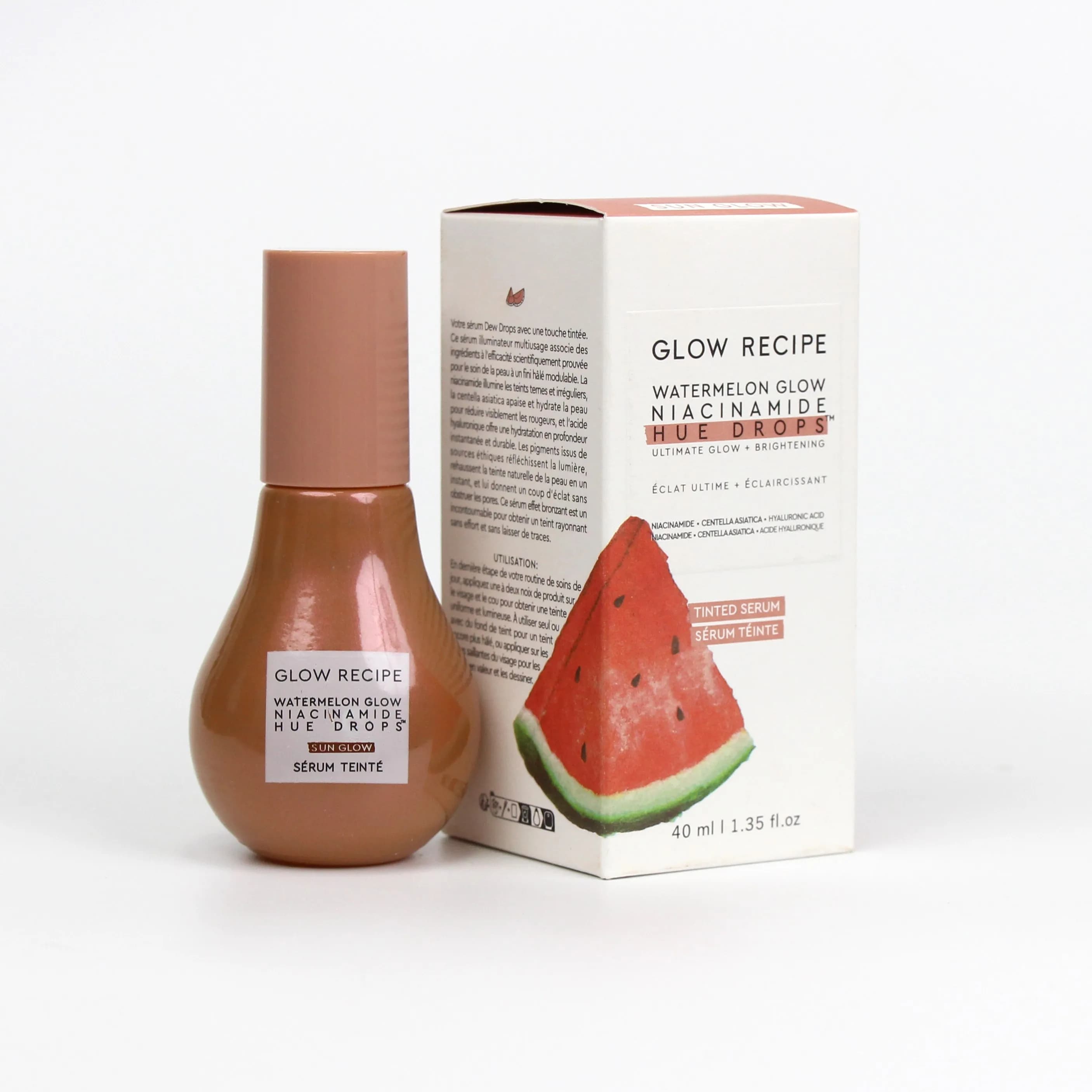 Gocce abbronzanti per la cura della pelle da 40 ml per illuminare e idratare - Primer per il trucco per la cura della pelle e evidenziatore liquido per sfocare i pori per un radiante