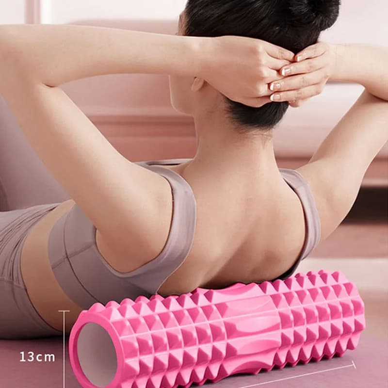 Massage roller for calves and thighs with hollow column for Yoga Fitness Yoga Pilates Muscle relax Special roller for lunar teeth massage
