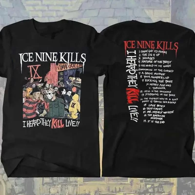 New Ice Nine Kills Heard The Kill For Fans S 5Xl T Shirt