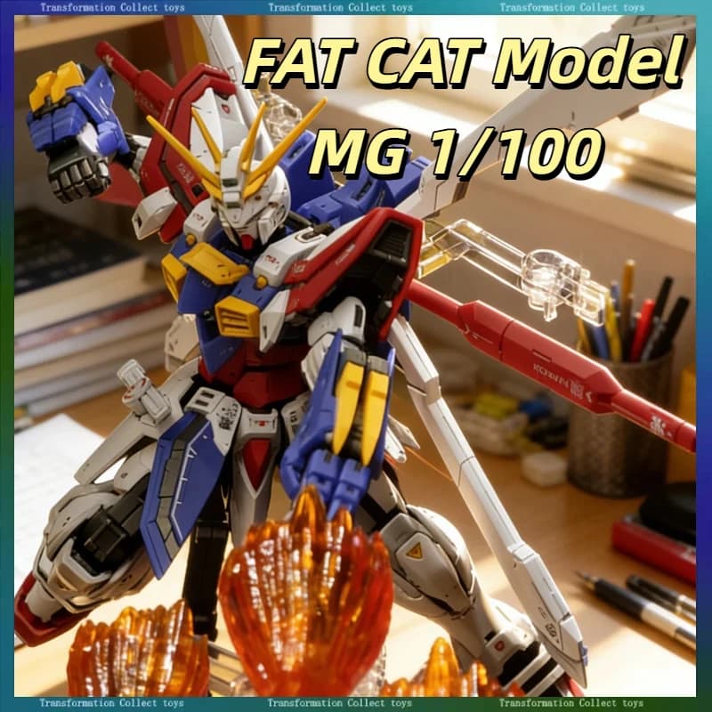 NUOVO Modello FATCAT MG 1/100 GOD Action Figure da Assemblare Versione Speciale RG 1/144 Ingrandita Kit Modellino in Plastica Regalo per Collezionisti