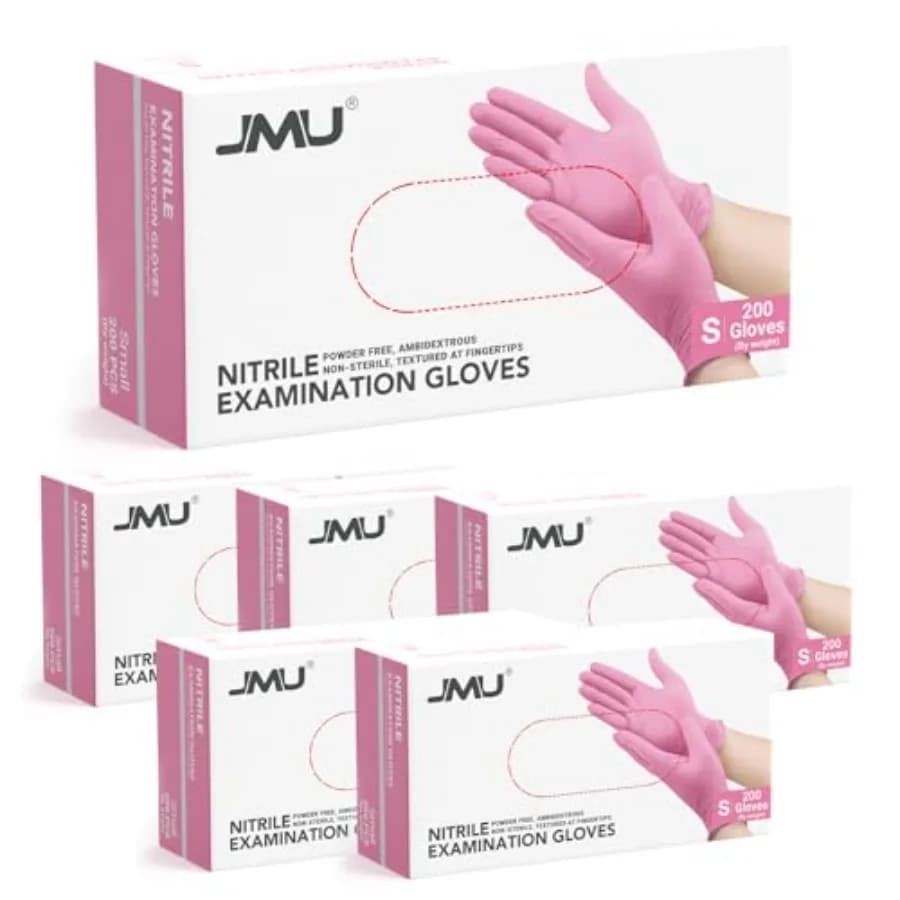 Guanti da Esame in Nitrile JMU 3.5Mil Senza Polvere Senza Lattice Monouso Non Sterili Guanti Protettivi 1/0/ Pezzi