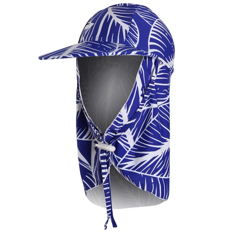 Summer cover Swim cap for children Large windy beach hat for children Sun protection anti-sand hats with swimming flap for boys and girls