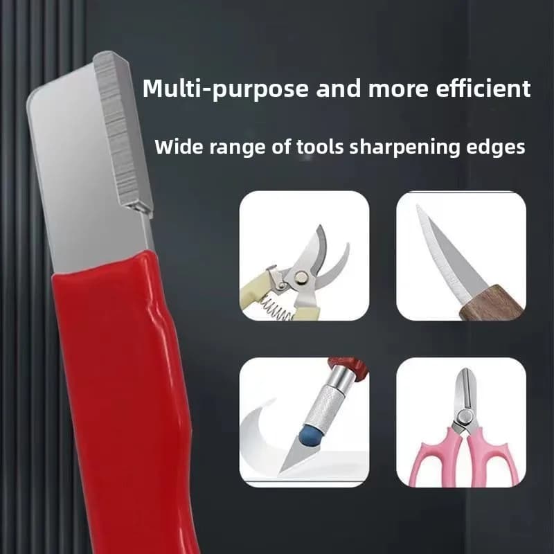 Professional Feeder for ceramic knives scissors with tungsten diamond for all blades Kitchen garden shears tool