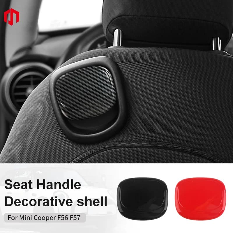 Auto Seat Posterior Handle Cover Decalcomania Posterior Guscio Protective For Mini Cooper S JCW F56 F57 Cabrio Interior Auto Decorative Accessories