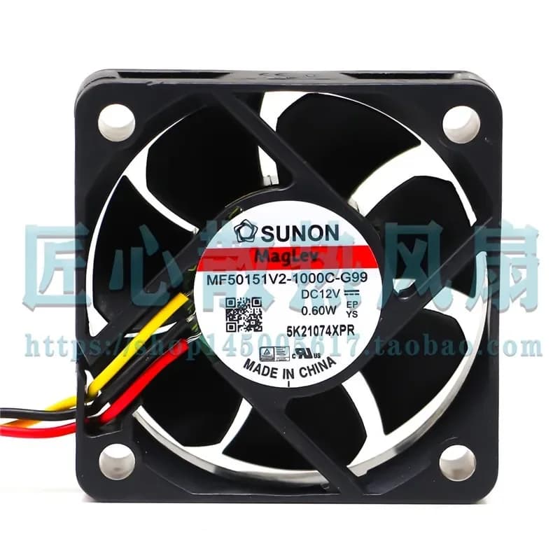 For Jianzhun SUNON MF50151V2-1000C-A99 G99 12V 0.60W 5015 Silent Cooling Fan