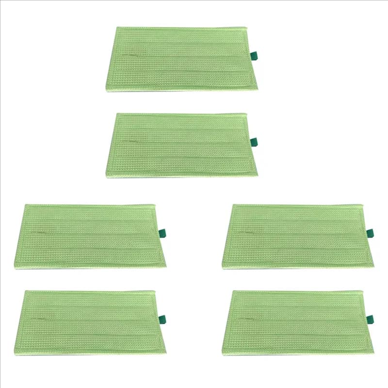 B59B-6PCS Panno Mop Per Vorwerk Kobold SP600 MF600 Aspirapolvere Pezzi di Ricambio Accessori Wet & Dry Lavabile Mop Pad