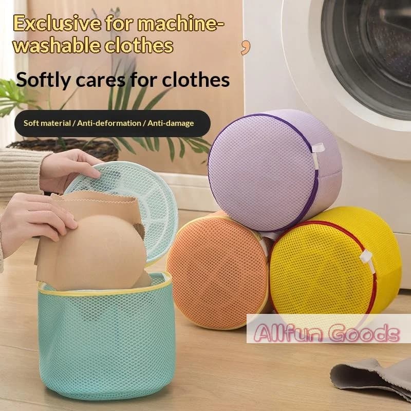 [TG835]Reusable Mesh Laundry Bag With Anti Deformation Structure And Smooth Zipper Perfect For Washing Bras Delicate Clothes