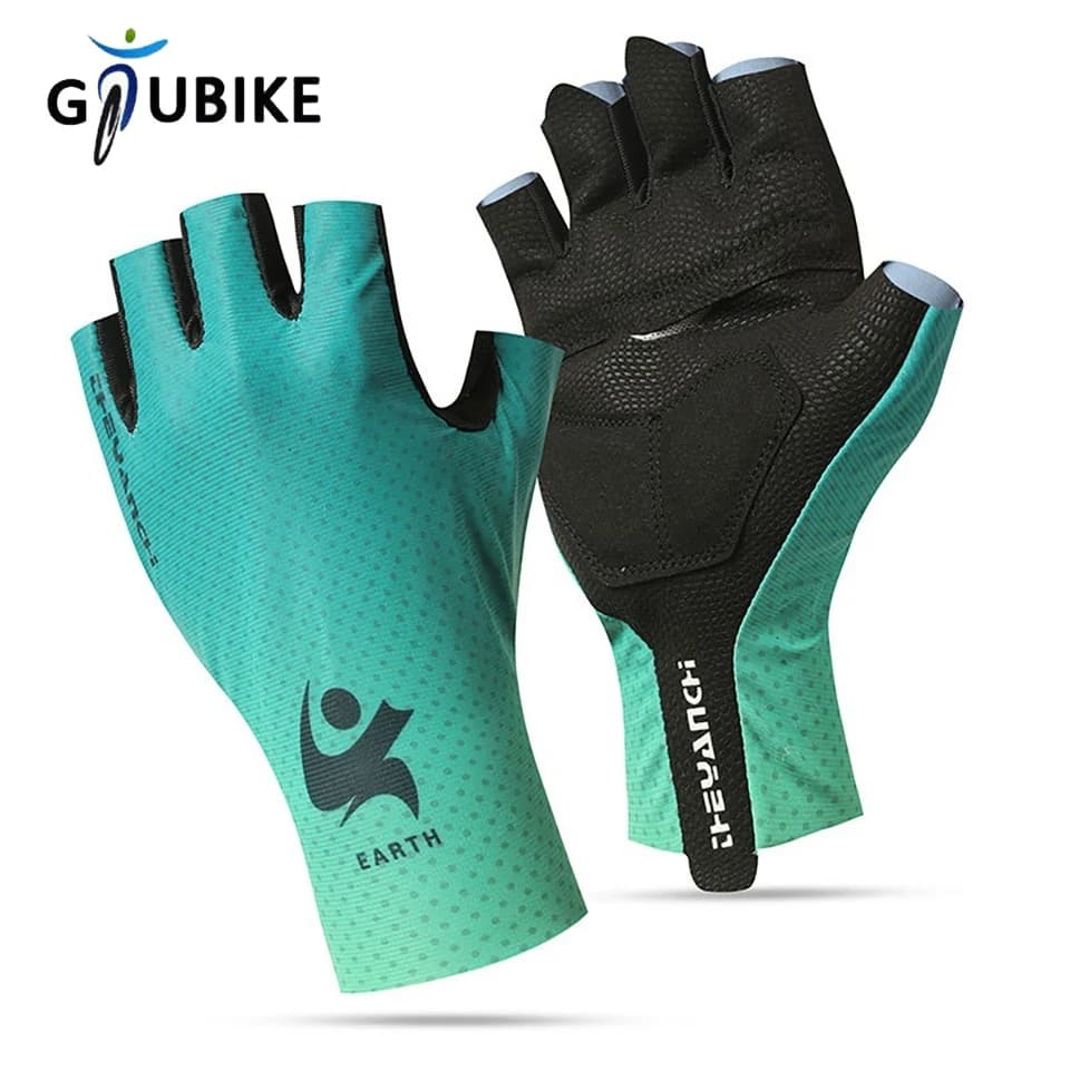 GTUBIKE Half-Year Cycling Gloves Spring Summer Anti-Slip Exercise Fitness Fishing Outdoor Sports Hand Protection for Men Woman