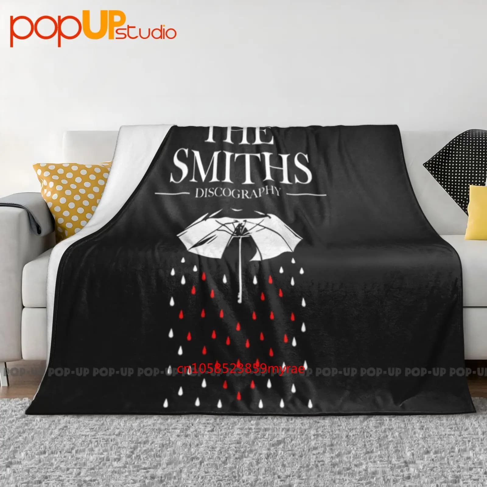 The Smiths 1986 English Rock Band Coperta ultra morbida trapunta invernale Copridivano Copriletto