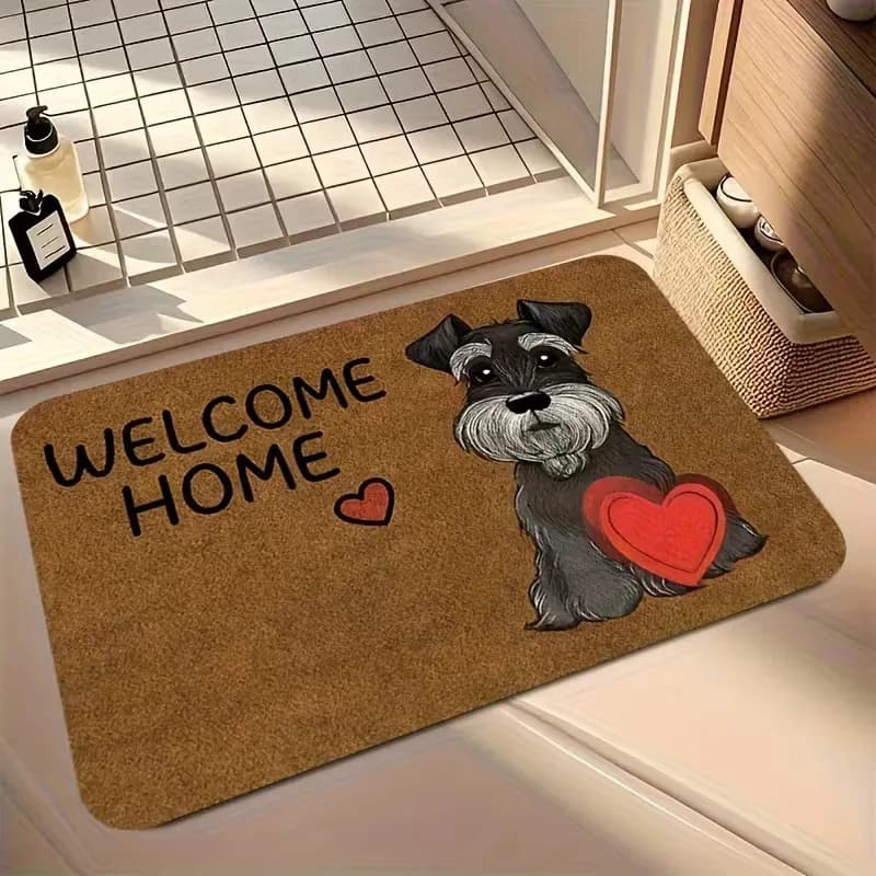 VIKAMA Tappetino divertente per porta d'ingresso con motivo Chihuahua, antiscivolo, lavabile, per porta d'ingresso, cucina, decorazione per la casa