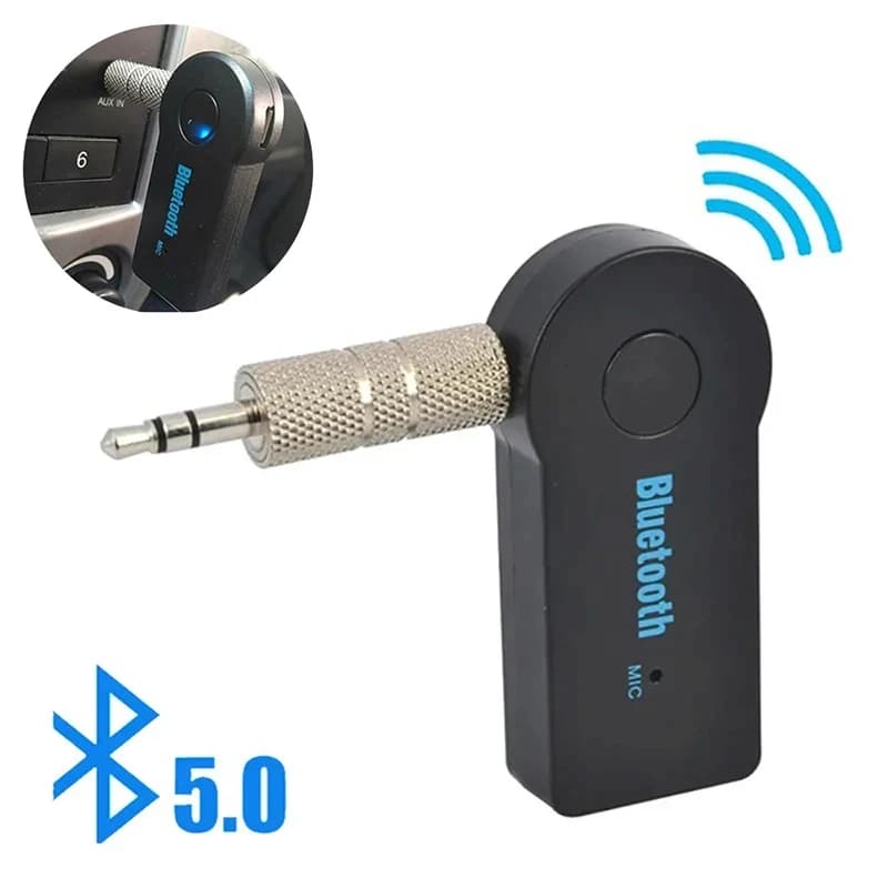 Adattatore Bluetooth Ricevitore Trasmettitore 3.5mm Jack AUX per Auto, Musica, Audio, Cuffie, Ricevitore Wireless Vivavoce (1-6 Pezzi)