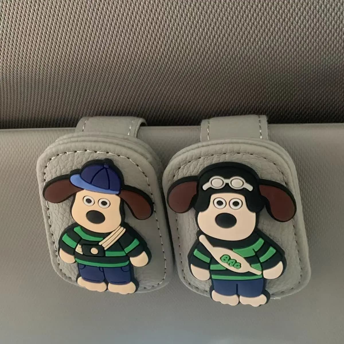 Clip per Occhiali da Auto, Portaoggetti per Visiera Auto, Supporto Magnetico Multifunzionale Creativo per Occhiali da Sole e da Vista