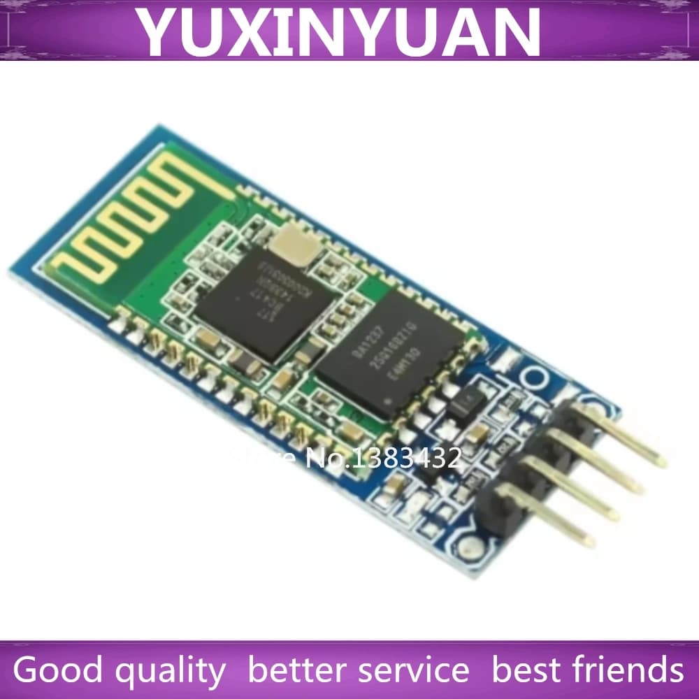1 pcs HC06 RF Bluetooth Transceiver Module 4 pin wireless RS232 TTL for bluetooth module Arduino in stock 100% new original