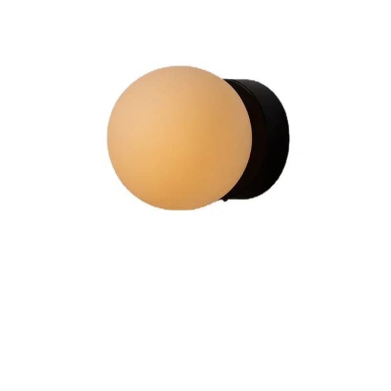Lampada da parete semplice giapponese moderna camera da letto corridoio scala sala da pranzo sfondo parete Homestay luci a LED rotonde Creative