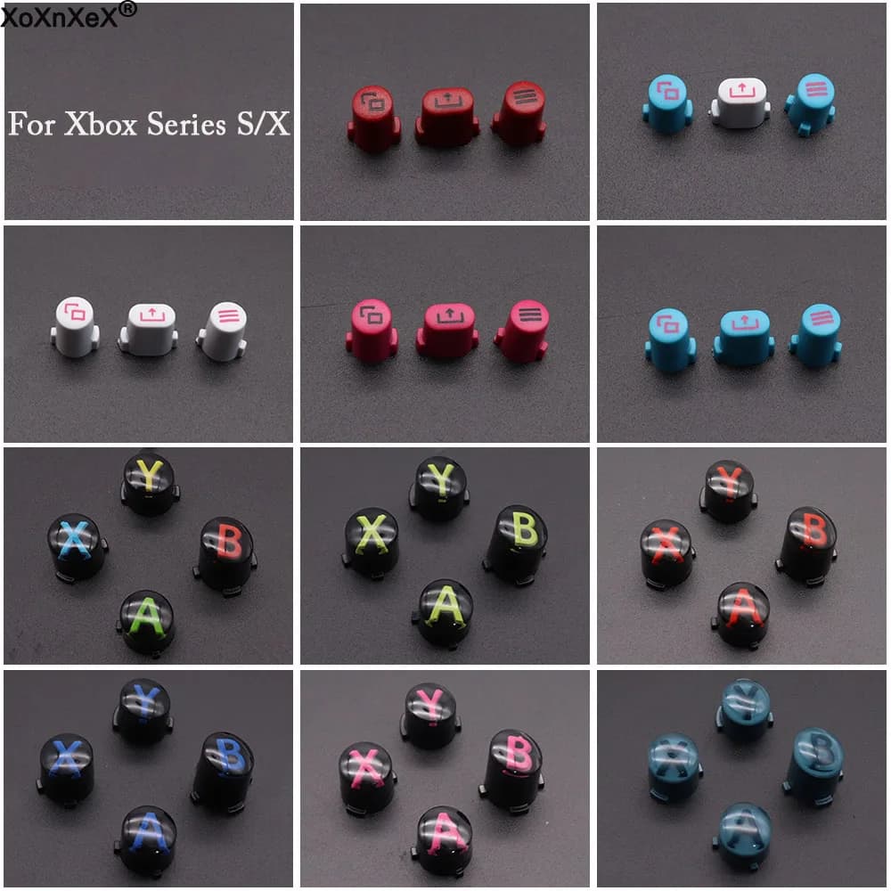 Per controller XBox serie XS ABXY Visualizza menu Condividi pulsanti Mod Kit funzione chiave sostituzione parti di riparazione gamepad