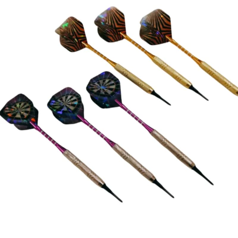 18g Soft Tip Dart Set Professional Electronic Darts with Storage Case Indoor Game Safe Darts for Electronic Dartboards