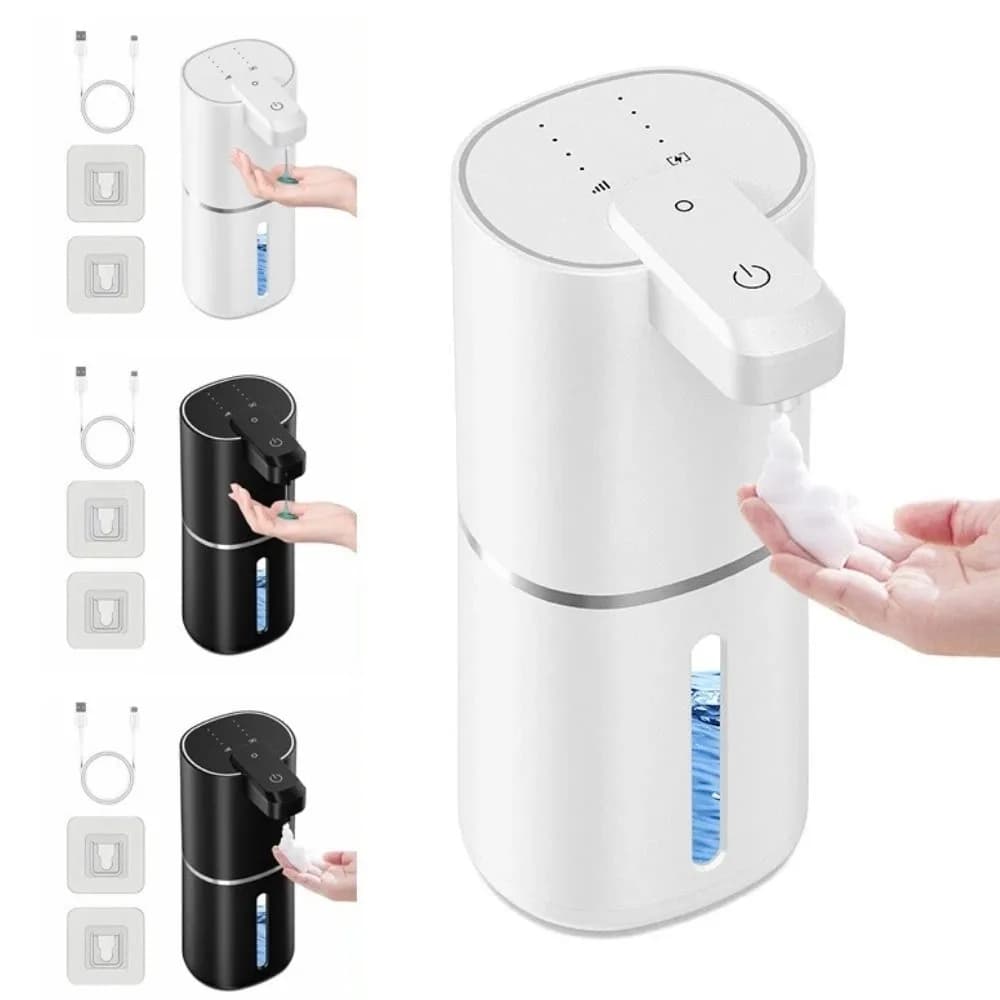 380ml Automatic Liquid Soap Dispenser Smart Sensor Touchless Foam Machine Automatic Induction 4 Gear Adjustable Hand Washer