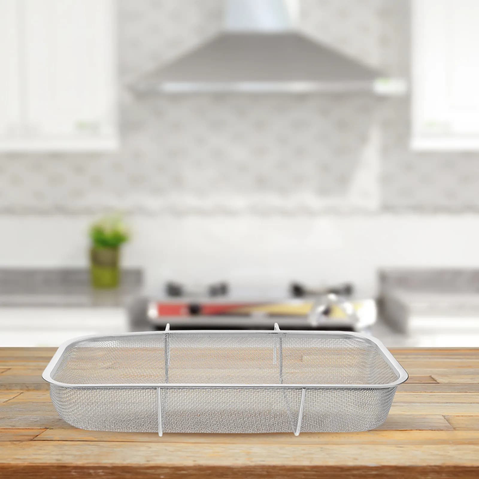 Cestello Scolapiatti Laterale in Acciaio Inossidabile per Lavello da Cucina, Filtro per Rifiuti Alimentari, Verdura e Frutta