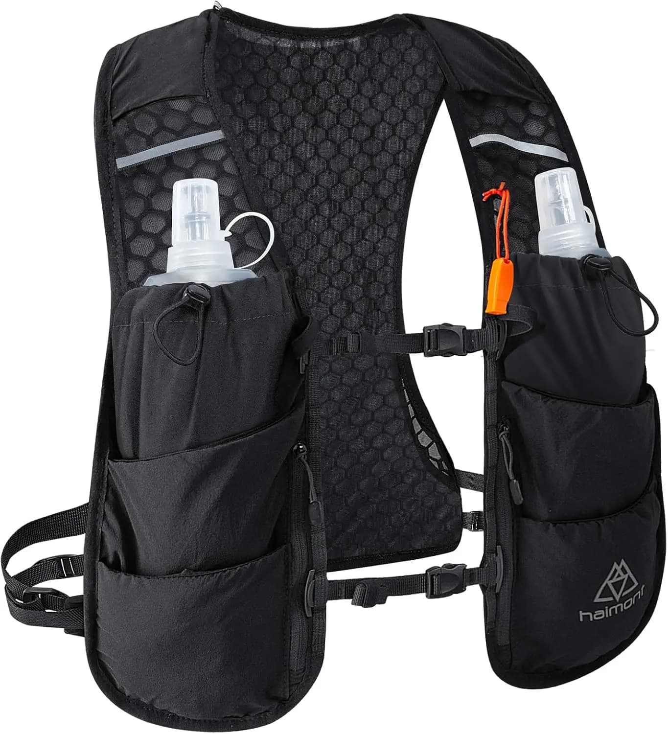 Gilet Idratazione Leggero da 5L per Corsa, per Uomo e Donna, Zaino Gilet da Trail Running con Borracce Morbide