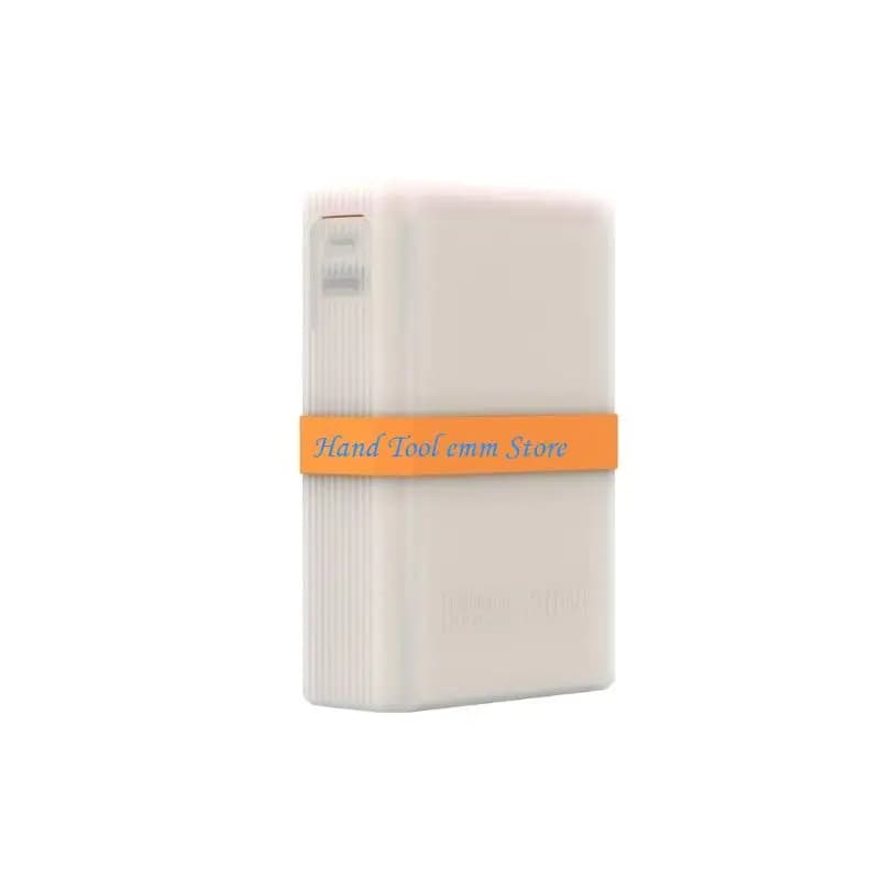 H37F Portable Chargers Case with Elasticity Band Side Looping for 120W Powerbank Daily Carry