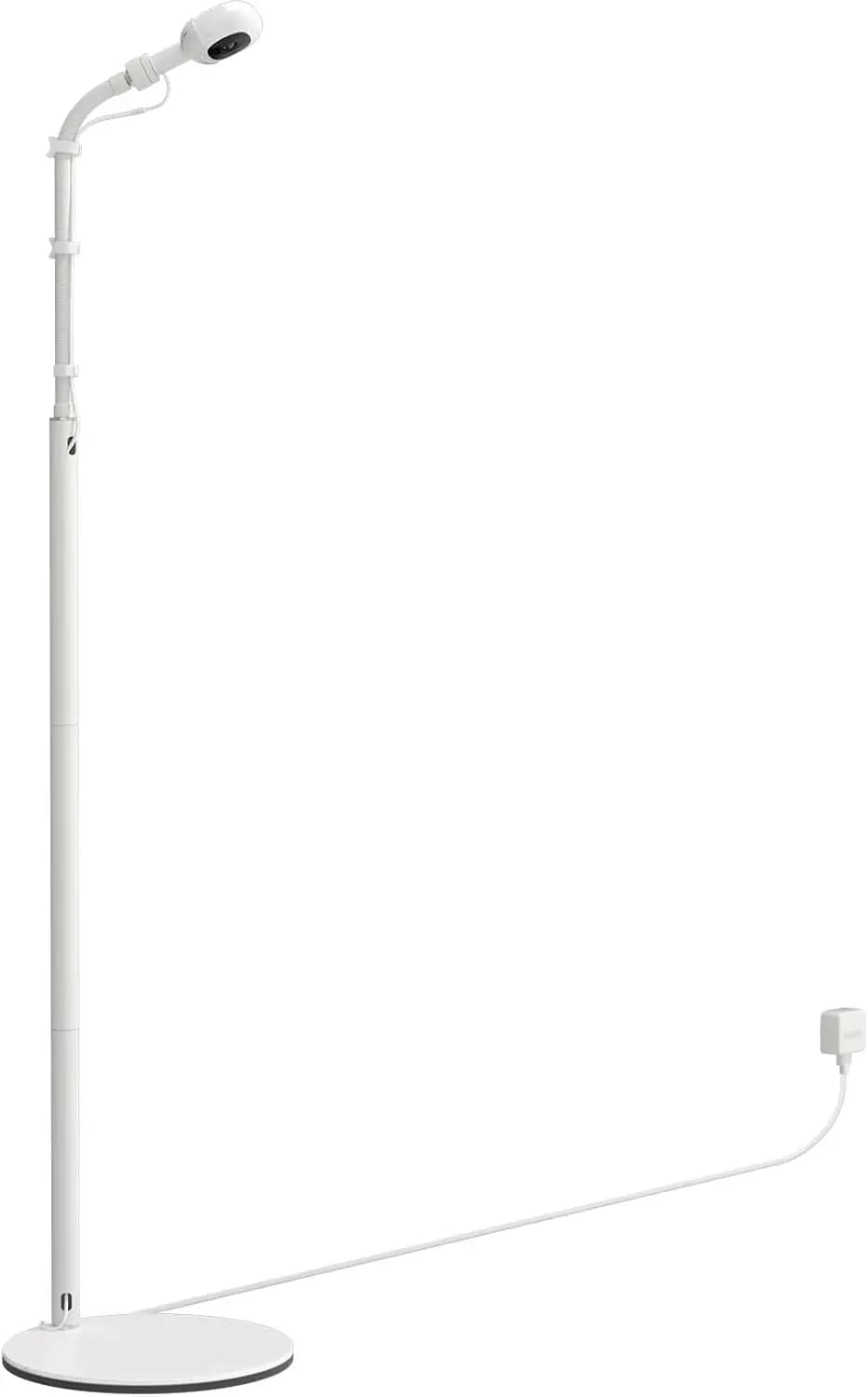 Supporto per Telecamera con Braccio Flessibile, Montaggio a Pavimento Resistente per Monitor per Bambini, Senza Attrezzi o Danni alla Parete