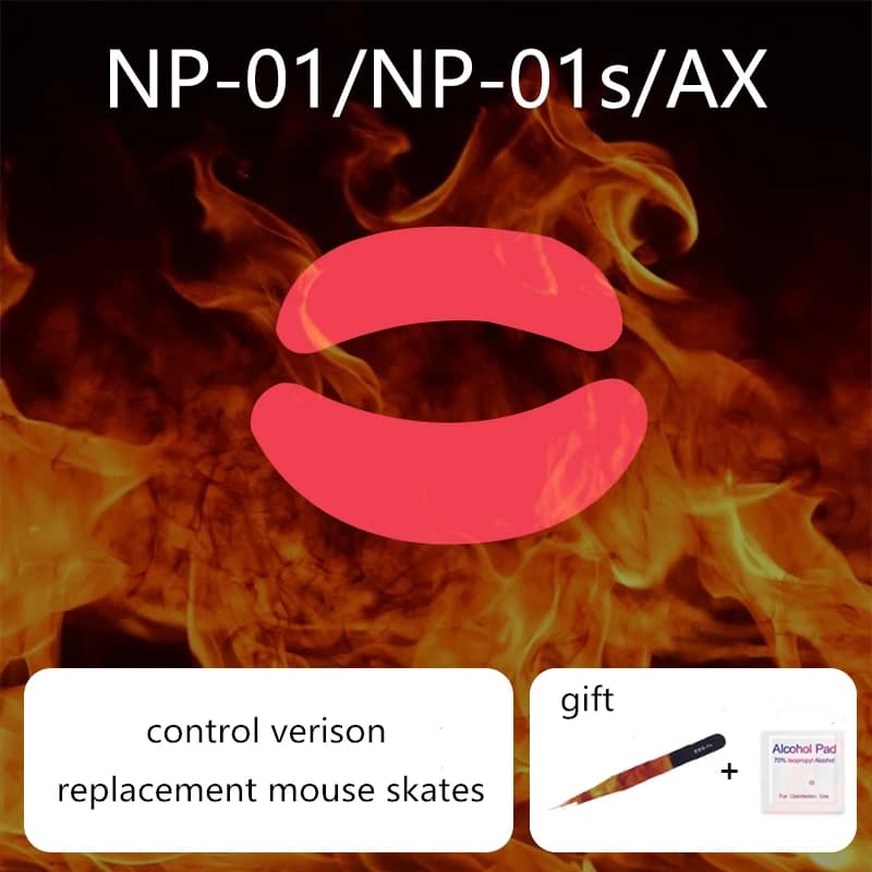 1 Set pattini per Mouse Ultraglide per VAXEE NP-01 AX NP-01S controllo Wireless Speed Mouse Feet versione ICE ARC PTFE Mouse Glides